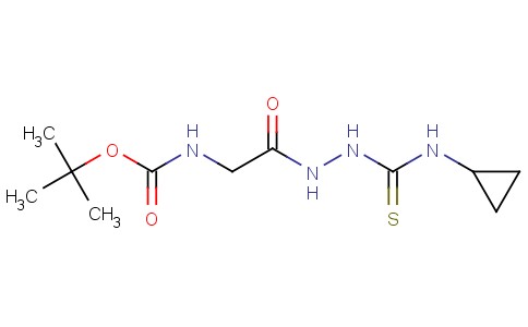 TERT-BUTYL 2-(2-(CYCLOPROPYLCARBAMOTHIOYL)HYDRAZINYL)-2-OXOETHYLCARBAMATE